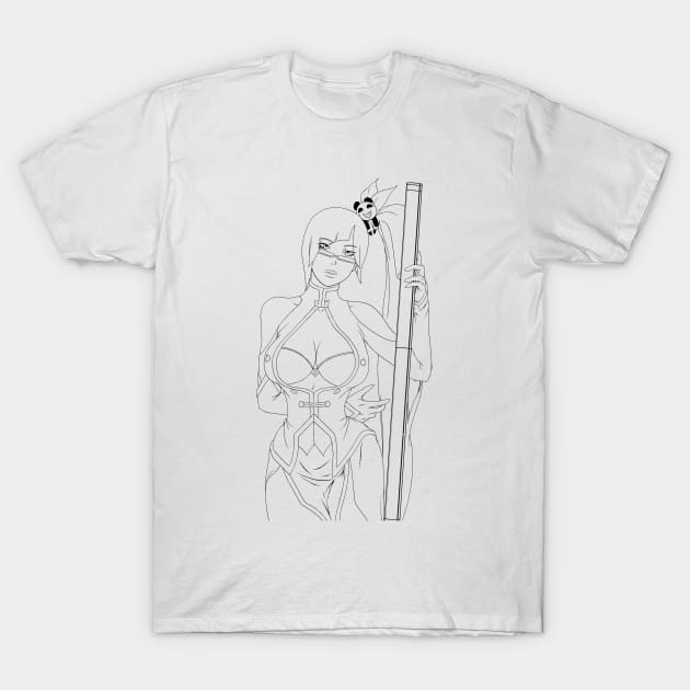 Litchi line art T-Shirt by RFillustrations